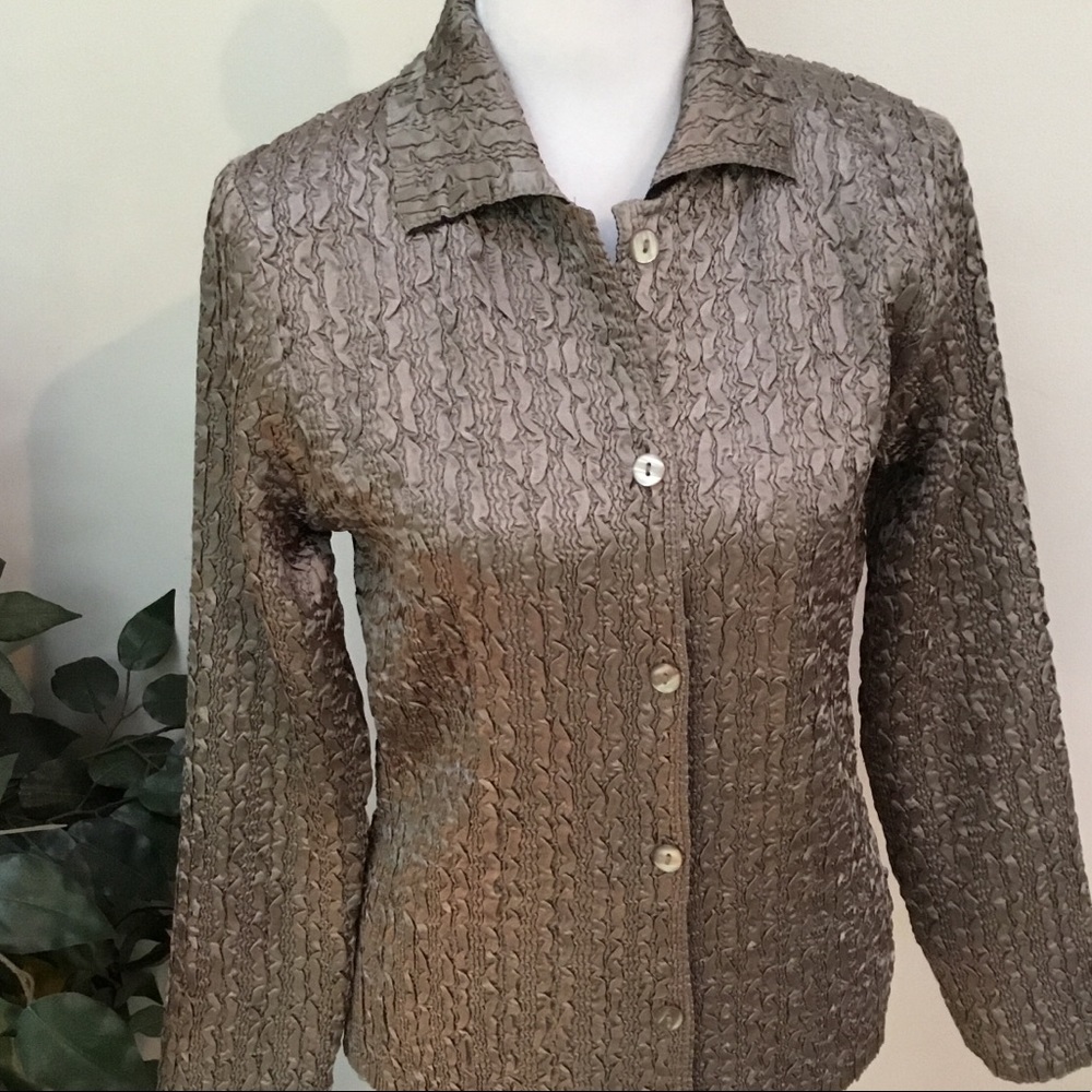 Pleats Collection Reversible Jacket. - image 1